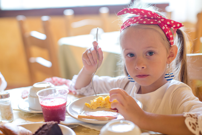 Kids Eating Meal