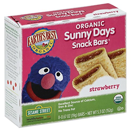 Earth's Best Organic Sunny Day Toddler Snack Bars with Cereal Crust