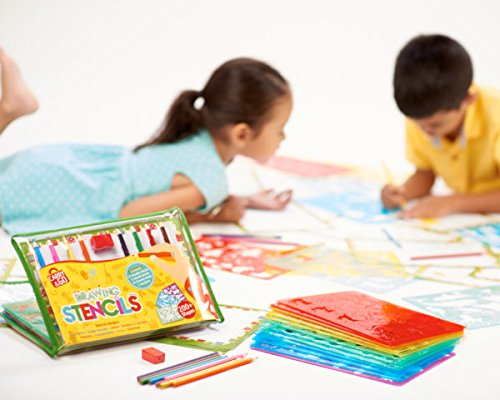 Art Supplies For Toddlers Large Drawing Stencils Travel Set Creativity Kid Gift